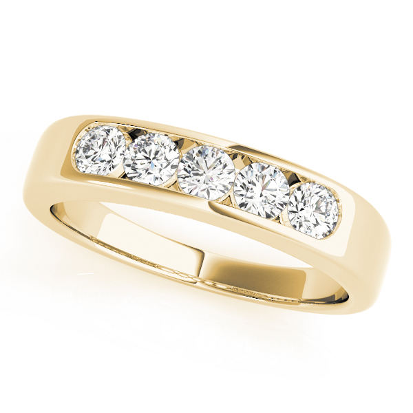 OVNT81447-1 14kt gold WEDDING BANDS CHANNEL SET | Knox Diamonds & Jewelry